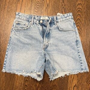 Women's Light Blue Denim Shorts